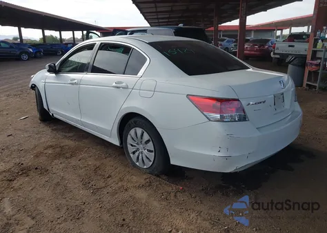 2009 Honda Accord 2.4 Lx z USA, uszkodzony, nr VIN JHMCP26389C002398